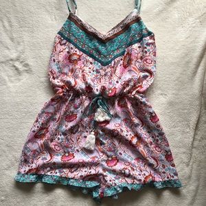 Charlotte Russe paisley romper